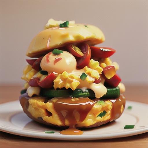 Curry Cheddar Scrambled Eggs