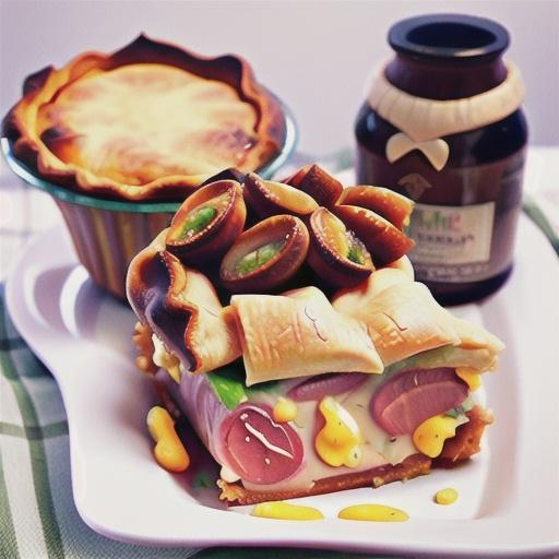 Turkey & ham free-form pie
