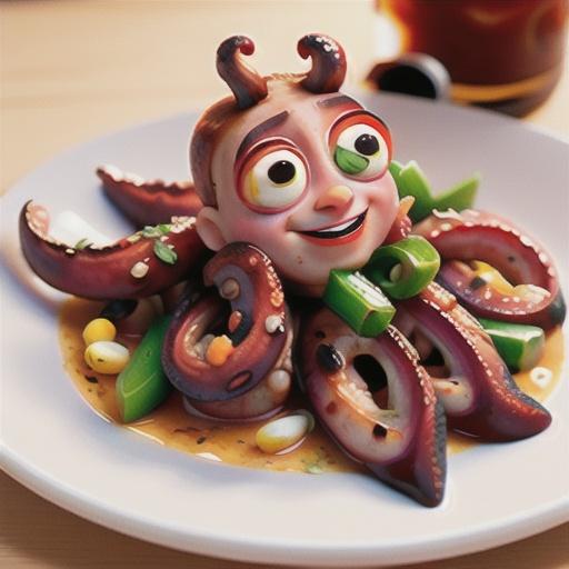 BBQ octopus