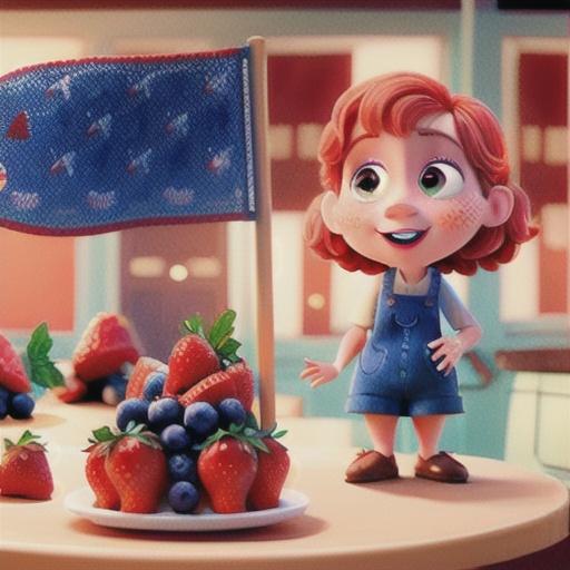 Red, White, and Blue Strawberry Shortcake