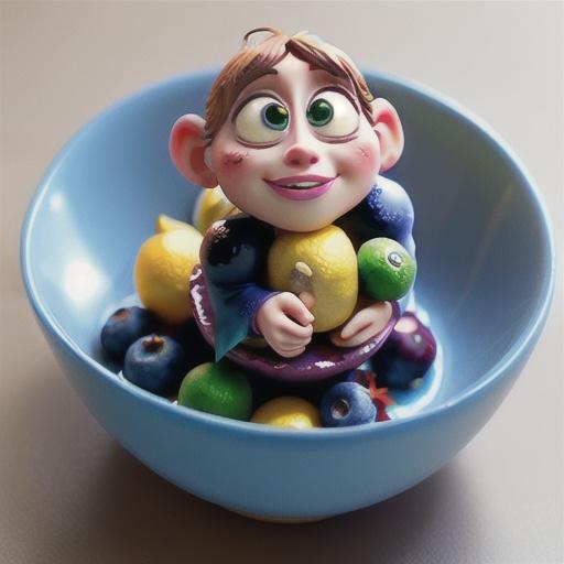 Lemon & blueberry cakes