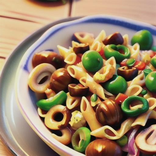 Sweet and Sour Asianl Pasta Salad