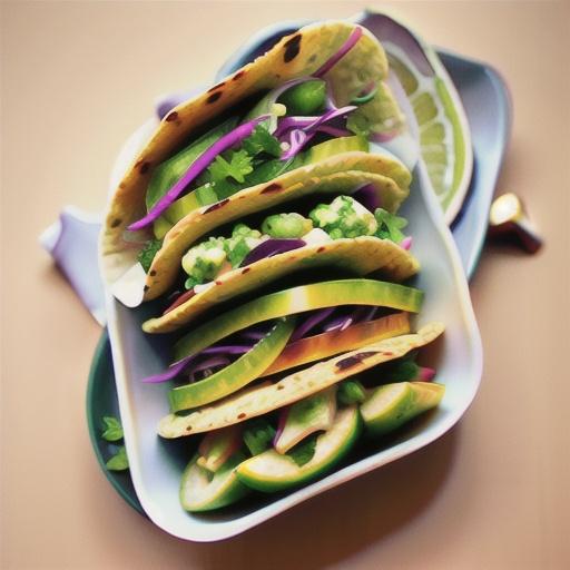 Vegetarian Taco Slaw with Creamy Cilantro-Lime Dressing