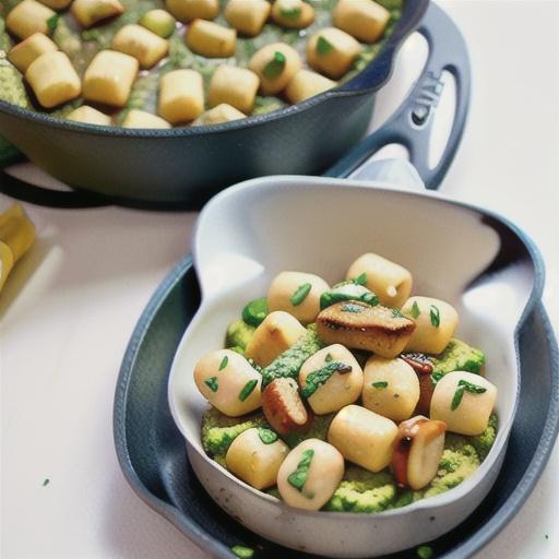 Italian Gnocchi Skillet With Chicken and Pesto