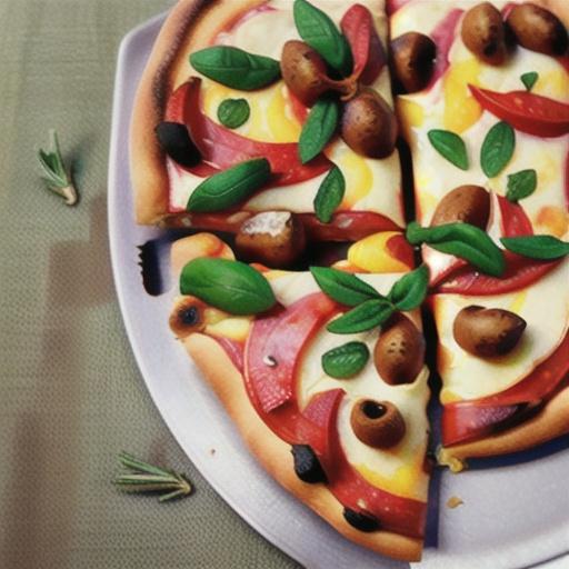 Potato and rosemary pizza