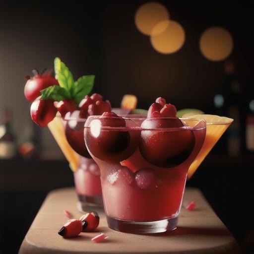 Tres Chic Pomegranate Martini