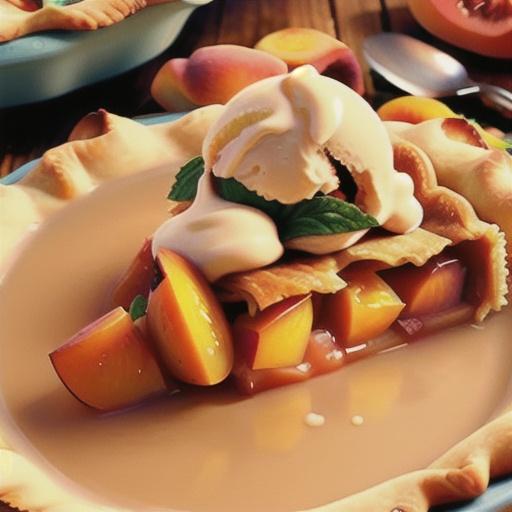 Peach Pie with Frozen Peaches