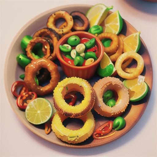 Air Fryer Spicy Onion Rings