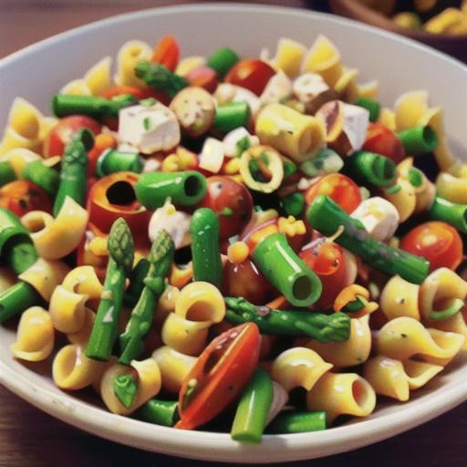 Whole Wheat Rotini Pasta Salad