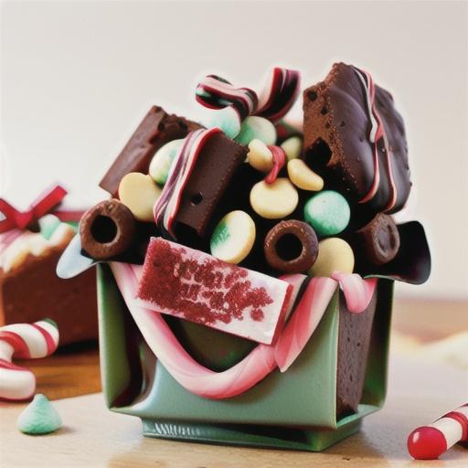 2-Bite Mini Peppermint Brownies