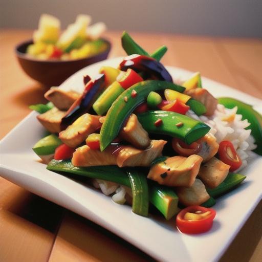 Ginger-Chicken Stir-Fry