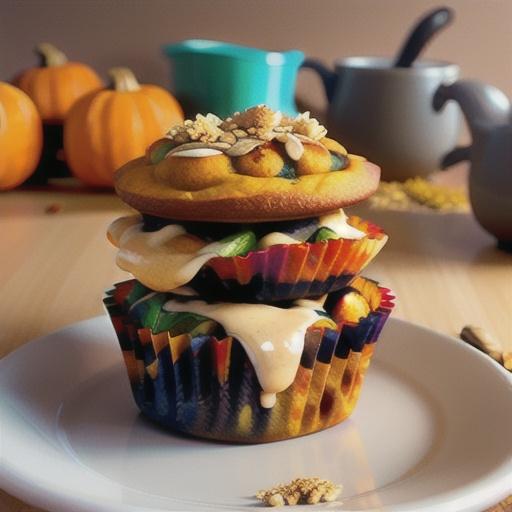 Butternut Muffins with Buttermilk, Flax Seed, and Wheat Germ