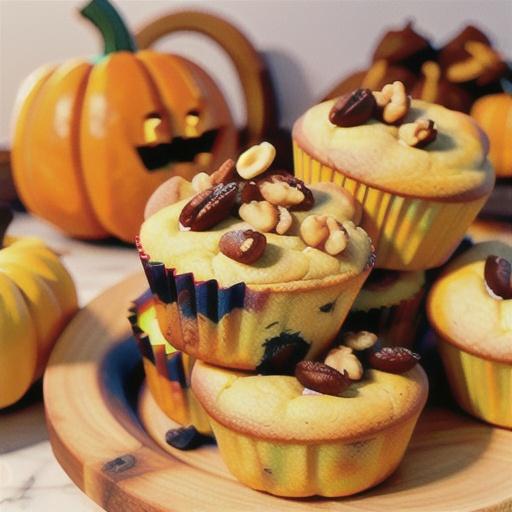 Pumpkin Wheat Honey Muffins