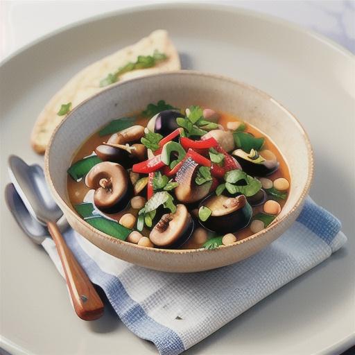 Mega mushroom & lentil curry