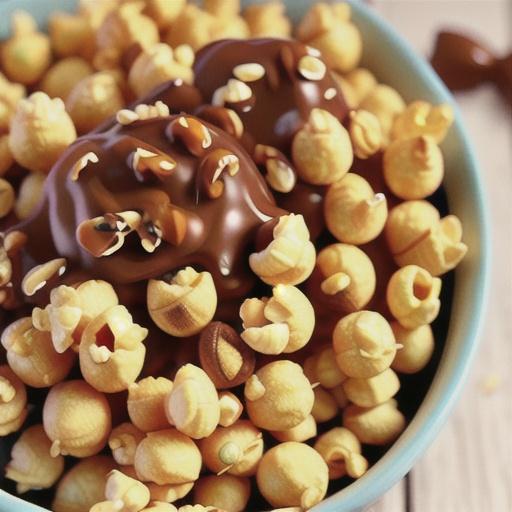Puffed Caramel Corn