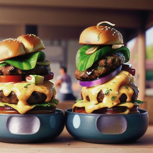 Grilled Bison Burgers