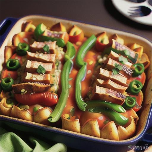 Meaty Stuffed Pepper Casserole