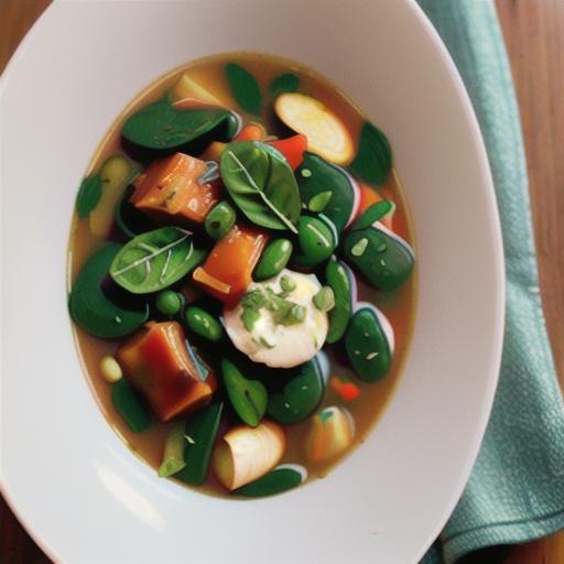 Italian lamb, bean and silverbeet soup