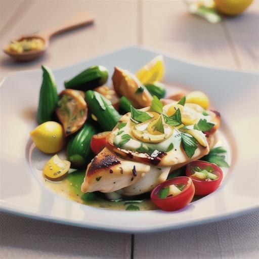 Lemon & herb chicken with aioli