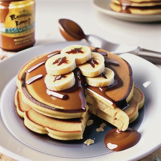 Peanut Butter Banana Pancakes