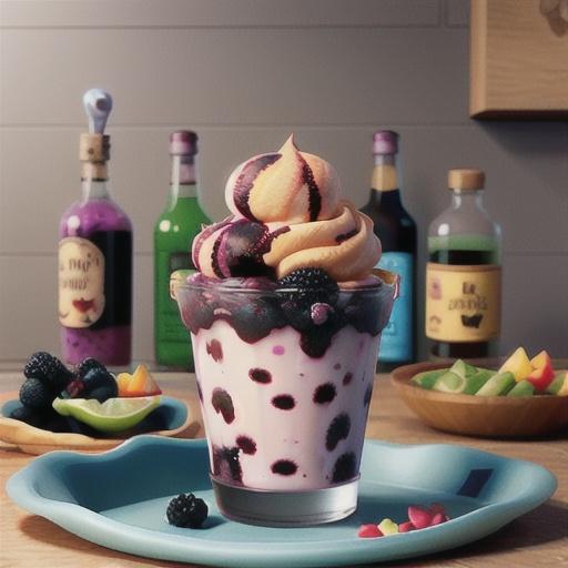 No-Churn Blackberry Ice Cream