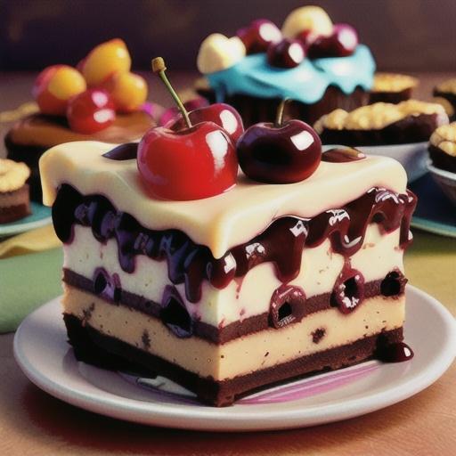 Cherry Cheesecake Swirl Brownies