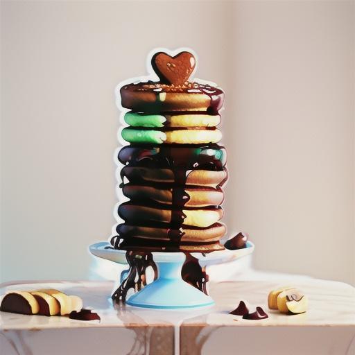 Dark Chocolate Coconut Banana Bread Pancakes