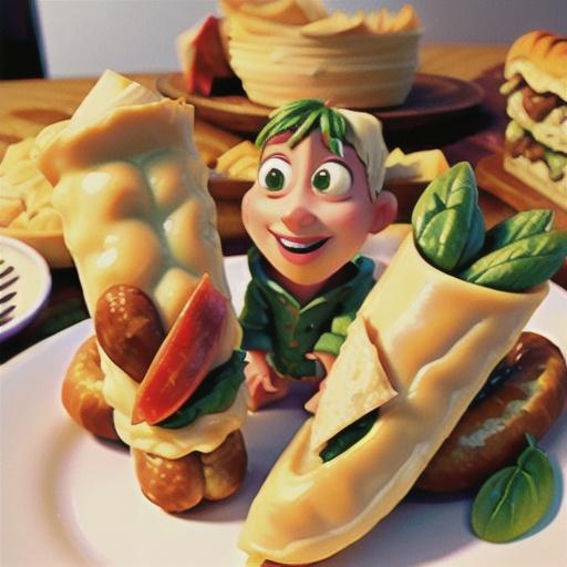 Sausage Spanakopita Triangles