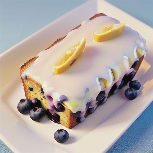 Blueberry and lemon loaf