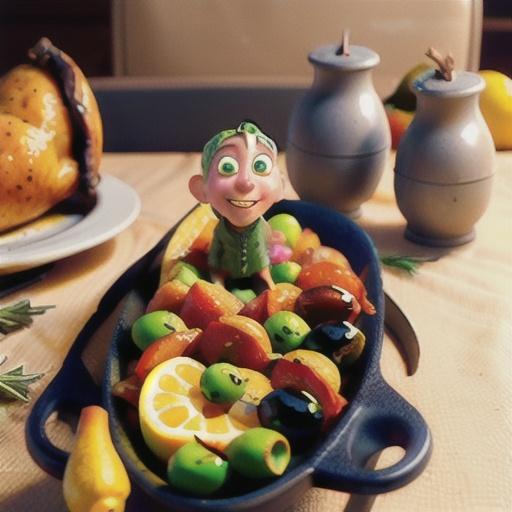 Warm Lemon Rosemary Olives