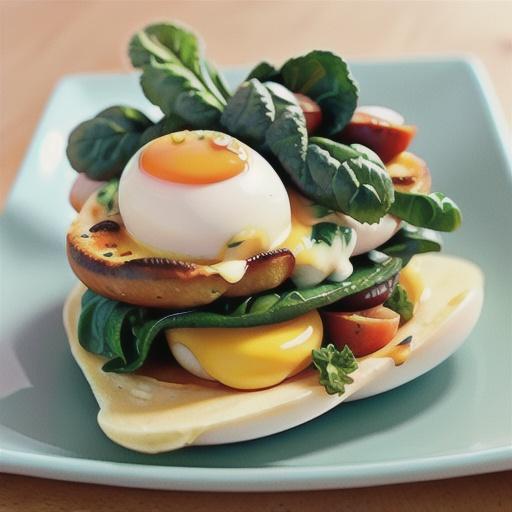 Eggs Florentine with Kale