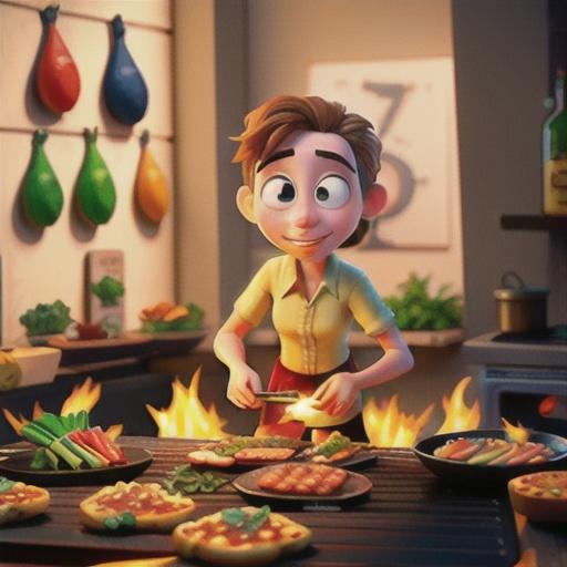 Grilled Mini Barbecue Pizza Wedges