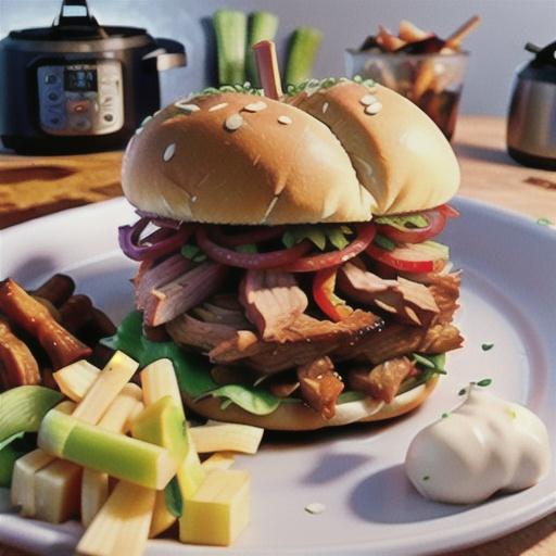 Instant Pot Pulled Pork Sandwiches