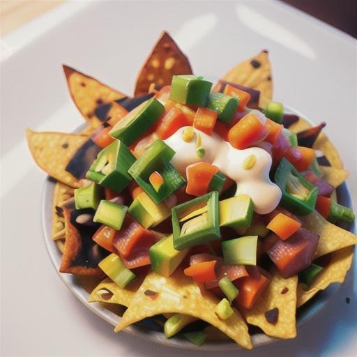 Crispy sweet potato paleo nachos