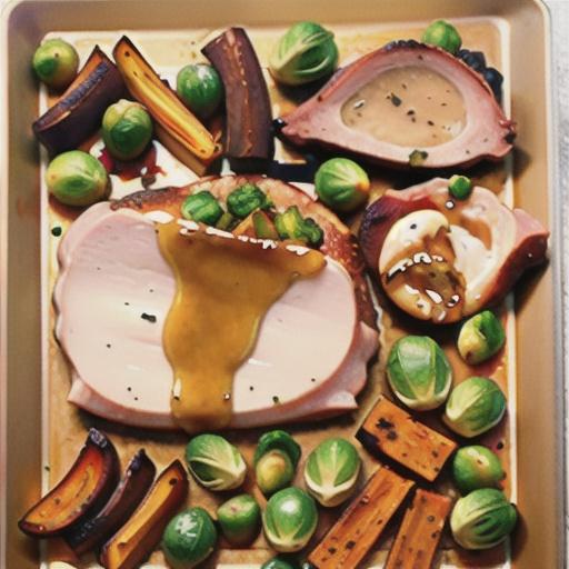 Honey Mustard Sheet Pan Pork Chops