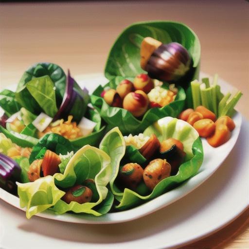 Asian-Inspired Chicken Lettuce Wraps