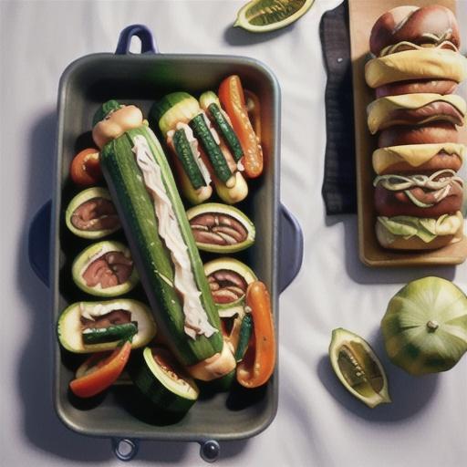 Zucchini Parmesan Hoagies