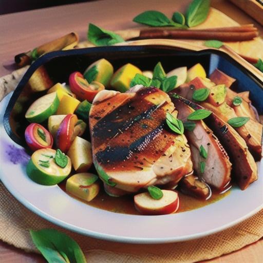 Apple Cider and Spice Pork Chops