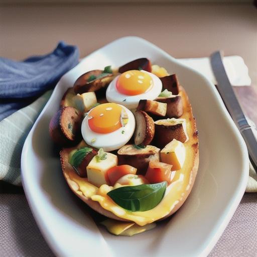 Make Ahead Sausage Potato Egg Bake