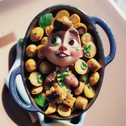 Sweet potato and chickpea savoury crumble