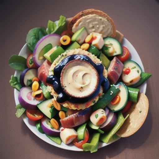 Spicy Tuna and Hummus Salad
