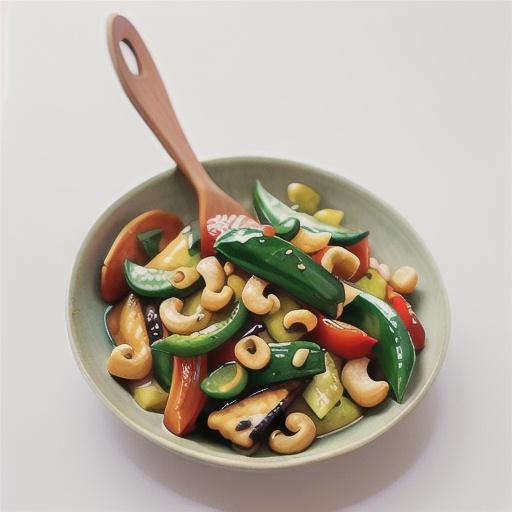 Chicken and cashew stir-fry