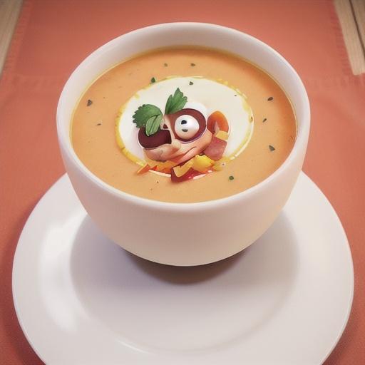 Pumpkin & bacon soup