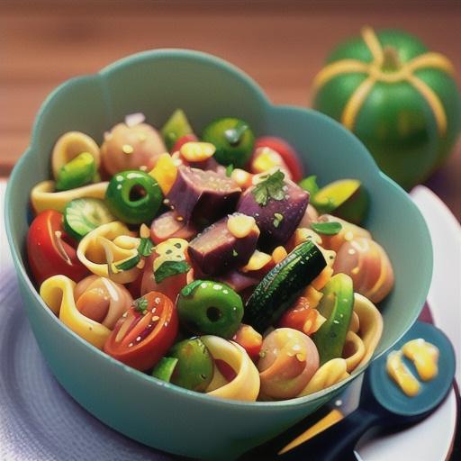 Tuna Tortellini Vegetable Salad