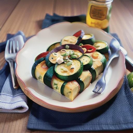 Zucchini and ricotta frittata