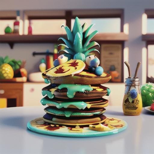 Hawaiian Pineapple Pancakes