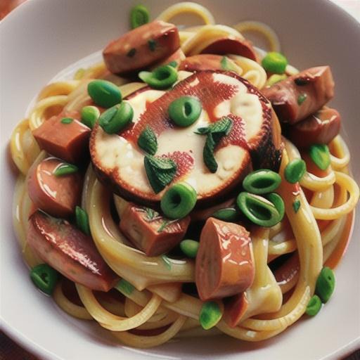 Ground Sausage Spaghetti