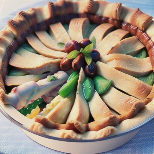 Mediterranean tuna and rice pie