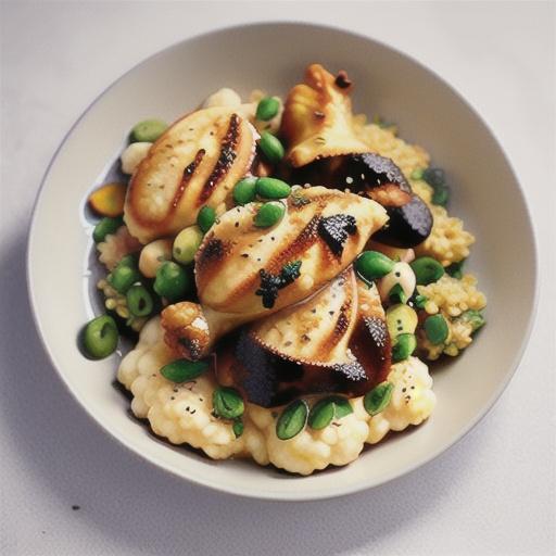 Buttermilk chicken with parmesan cauliflower mash