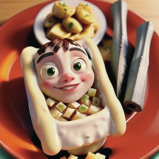 Brunch Potatoes Alfredo with Roasted Peppers